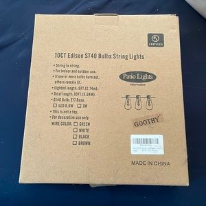 Edison Bulb String Lights - Last Chance